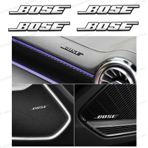 4 x emblemas logos bose 3d para altavoz equipo sonido audio adhesivo stikers
