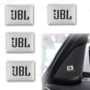 4 x emblemas logos jbl para altavoz equipo sonido audio adhesivo stickers 2