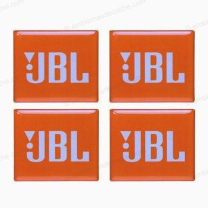 4 x emblemas logos jbl para altavoz equipo sonido audio adhesivo stickers