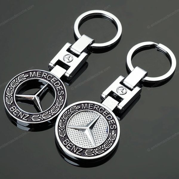 llavero mercedes benz circular
