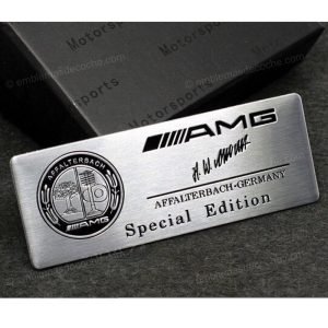 emblema logo amg affalterbach germany especial edition para mercedes benz adhesivo metal