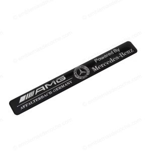 emblema logo amg affalterbach germnay powered by mercedes benz adhesivo metal