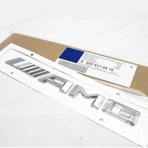 emblema logo amg plata cromado para porton trasero de mercedes benz adhesivo