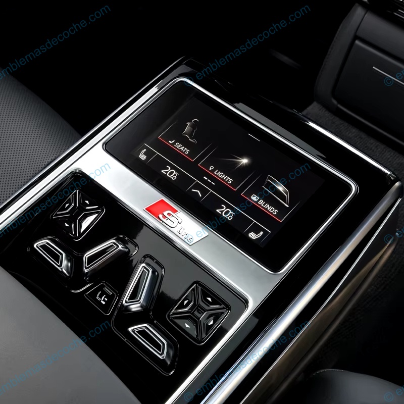 Emblema Logo Sline RS de Audi interior salpicadero adhesivo 5 emblema logo sline rs de audi adhesivo 6