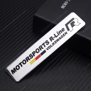 emblema logo volkswagen rline motorsport vw adhesivo metal