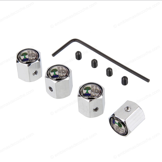 TAPONES AMG PARA MERCEDES BENZ ANTIRROBO PARA VÁLVULAS DE NEUMÁTICOS RUEDAS LLANTAS 1 tapones amg para mercedes benz antirrobo para valvulas de neumaticos ruedas llantas