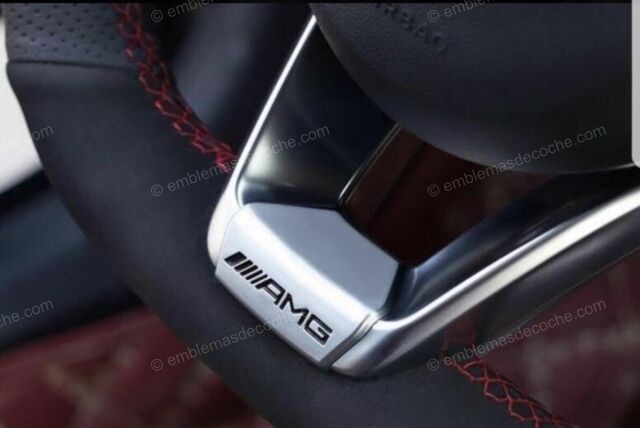 EMBLEMA LOGO AMG PARA VOLANTE MERCEDES ADHESIVO 2 emblema logo amg para volante mercedes adhesivo 4 1