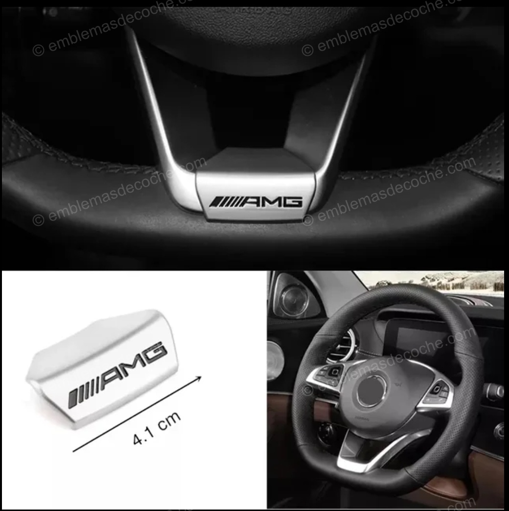 EMBLEMA LOGO AMG PARA VOLANTE MERCEDES ADHESIVO 1 emblema logo amg para volante mercedes adhesivo 4
