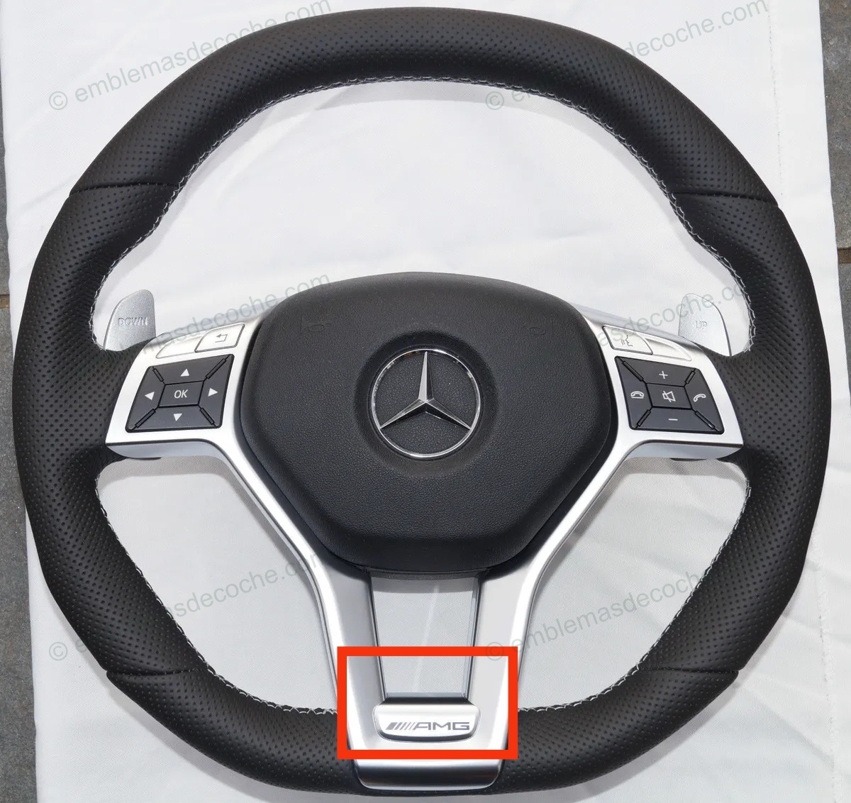 EMBLEMA LOGO AMG PARA VOLANTE MERCEDES ADHESIVO 4 emblema logo amg para volante mercedes adhesivo 6 3