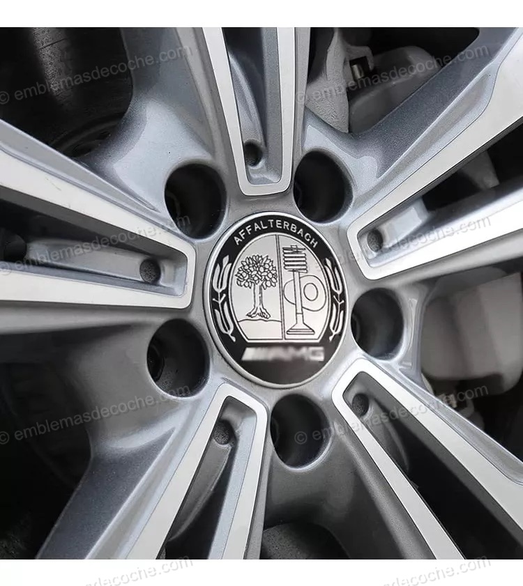 TAPABUJES CENTROS DE RUEDA LLANTA AMG PARA MERCEDES BENZ 75MM 4 tapabujes centros de rueda llanta amg para mercedes benz 75mm