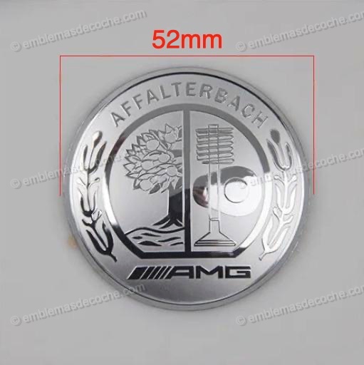 EMBLEMA LOGO AMG AFFALTERBACH 3D 52MM 57MM PARA VOLANTE MERCEDES ADHESIVO 2 emblema amg volante mercedes 52mm 57mm 1